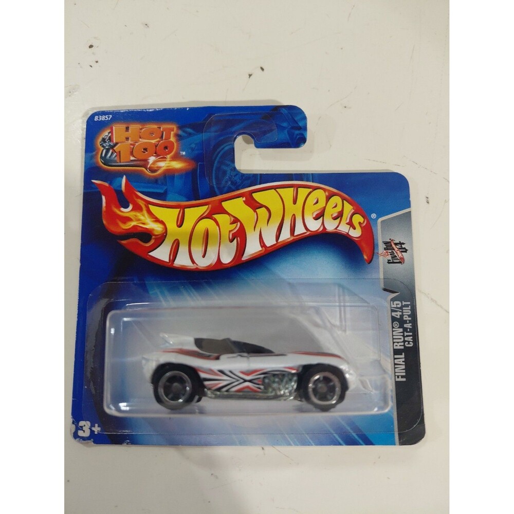 NIP Hot Wheel 2004 Final Run Short Card 1:64 DieCast Cat-A-Pult Cheetah Car